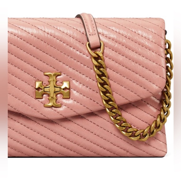 Tory Burch Kira Moto Quilted Wallet on a Chain - Picture 3 of 10